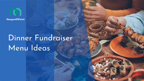 fundraising dinner ideas for nonprofit organizations